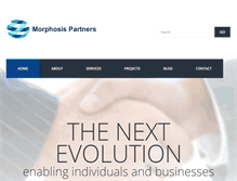 Tablet Screenshot of morphosispartners.com